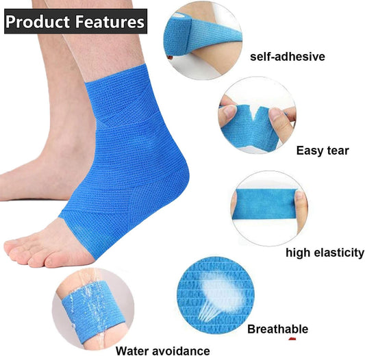 ANAMPION Self Adhesive Bandage – Professional Sports Injury Support Bandage