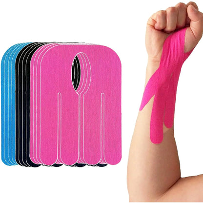 Kinesiology tape strips wrist application instructions step by step